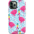 Bouffants and Broken Hearts Party Flamingos iPhone 12 Pro Impact Case