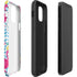 Bouffants and Broken Hearts Party Flamingos iPhone 12 Pro Impact Case