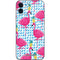 Bouffants and Broken Hearts Party Flamingos iPhone 12 Skin