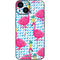 Bouffants and Broken Hearts Party Flamingos iPhone 13 Mini Skin