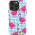 Bouffants and Broken Hearts Party Flamingos iPhone 13 Pro Impact Case