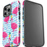 Bouffants and Broken Hearts Party Flamingos iPhone 13 Pro Impact Case