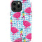 Bouffants and Broken Hearts Party Flamingos iPhone 13 Pro Max Impact Case