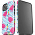 Bouffants and Broken Hearts Party Flamingos iPhone 14 Impact Case