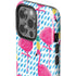Bouffants and Broken Hearts Party Flamingos iPhone 14 Pro Impact Case