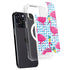 Bouffants and Broken Hearts Party Flamingos iPhone 14 Pro MagSafe Case