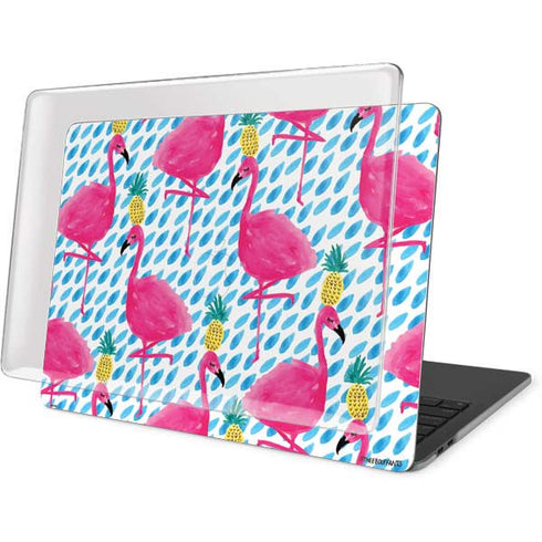 Bouffants and Broken Hearts Party Flamingos MacBook Pro 13in (2020) Case plus Skin