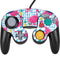 Bouffants and Broken Hearts Party Flamingos Nintendo GameCube Controller Skin