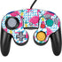 Bouffants and Broken Hearts Party Flamingos Nintendo GameCube Controller Skin