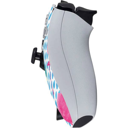 Bouffants and Broken Hearts Party Flamingos PlayStation Portal Remote Player Skin