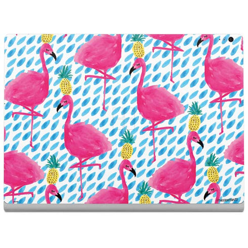 Bouffants and Broken Hearts Party Flamingos Surface Book 2 13.5in Skin