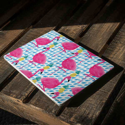 Bouffants and Broken Hearts Party Flamingos Surface Laptop 3 13.5in Skin