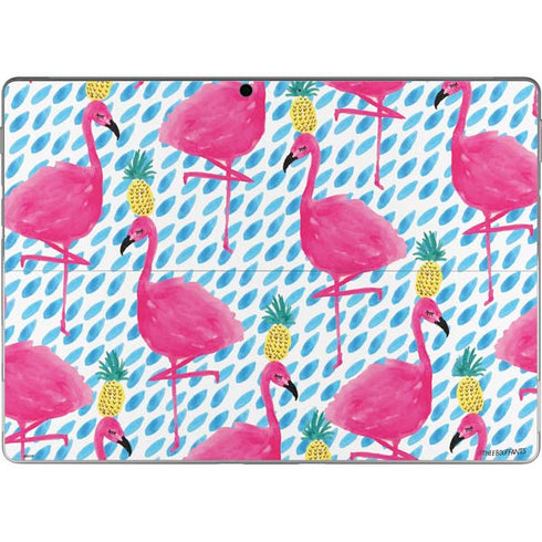 Bouffants and Broken Hearts Party Flamingos Surface Pro 8 Skin