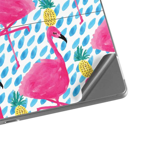 Bouffants and Broken Hearts Party Flamingos Surface Pro 8 Skin
