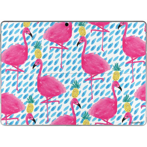 Bouffants and Broken Hearts Party Flamingos Surface Pro 9 Skin