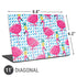 Bouffants and Broken Hearts Party Flamingos Universal Laptop 11in (8.8 x 6.2in) Skin