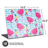 Bouffants and Broken Hearts Party Flamingos Universal Laptop 18in (14.6 x 10.6in) Skin