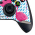 Bouffants and Broken Hearts Party Flamingos Xbox Series X Controller Skin