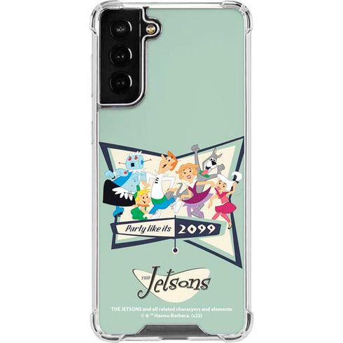 The Jetsons Party Like Its 2099 Galaxy S21 FE Clear Case