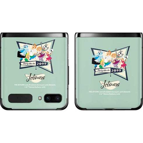 The Jetsons Party Like Its 2099 Galaxy Z Flip Skin