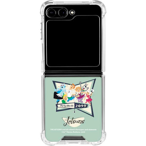 The Jetsons Party Like Its 2099 Galaxy Z Flip5 5G Clear Case