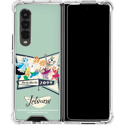 The Jetsons Party Like Its 2099 Galaxy Z Fold4 5G Clear Case