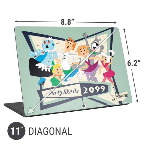 The Jetsons Party Like Its 2099 Universal Laptop 11in (8.8 x 6.2in) Skin