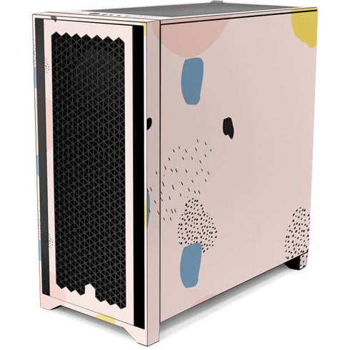 Pastel Polka Dot Corsair 4000D Tempered Glass Mid-Tower ATX Case Skin