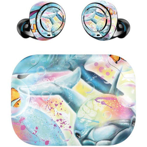 Pastel Dolphins by Sheena Pike Amazon Echo Buds Skin