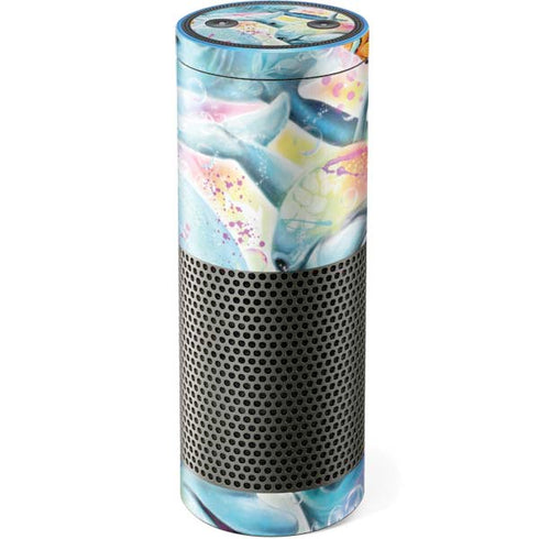 Pastel Dolphins by Sheena Pike Amazon Echo Skin