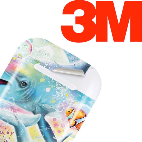 Pastel Dolphins by Sheena Pike Apple AirPods Skin