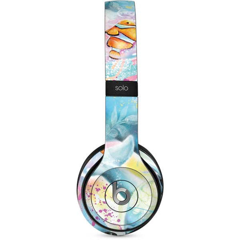 Pastel Dolphins by Sheena Pike Beats Solo 2 Wired Skin