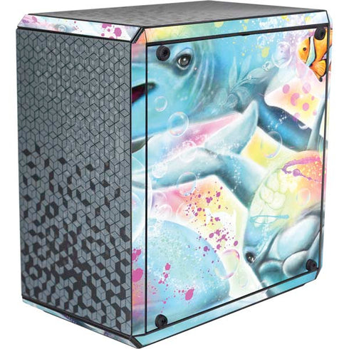 Pastel Dolphins by Sheena Pike Cooler Master MasterBox Q300L Mini Tower Skin