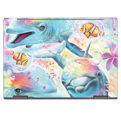 Pastel Dolphins by Sheena Pike HP Envy Skin