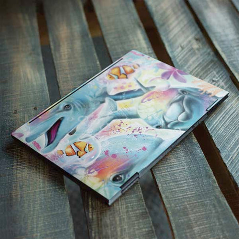 Pastel Dolphins by Sheena Pike HP Envy Skin