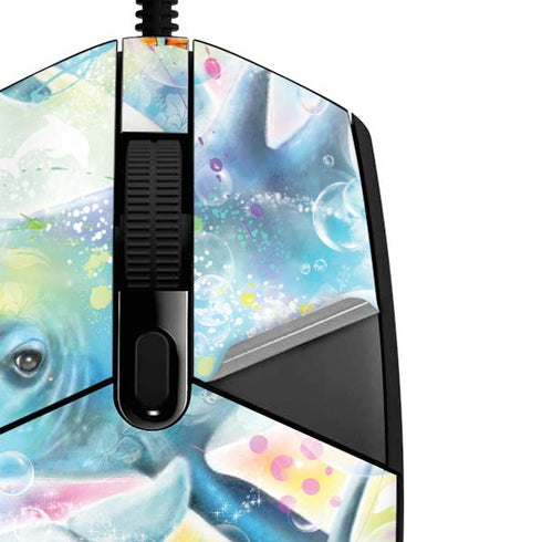 Pastel Dolphins by Sheena Pike G203 Prodigy RGB Wired Gaming Mouse Skin
