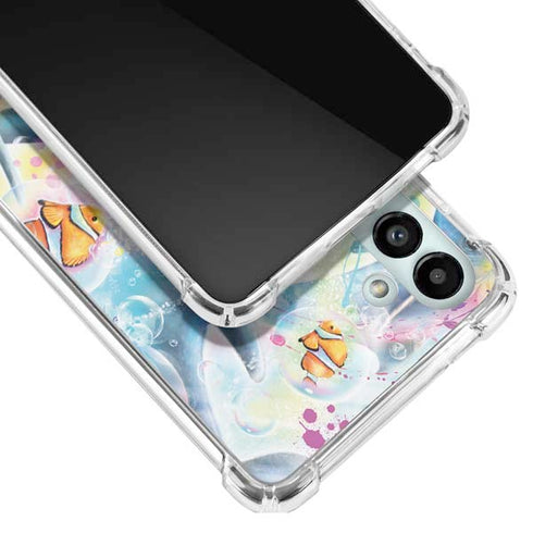 Pastel Dolphins by Sheena Pike Galaxy A13 5G Clear Case