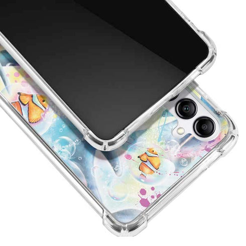 Pastel Dolphins by Sheena Pike Galaxy A14 5G Clear Case