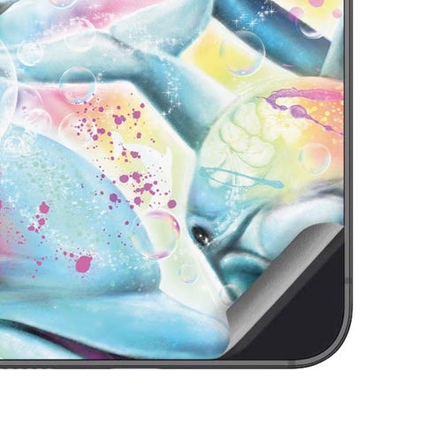 Pastel Dolphins by Sheena Pike Galaxy A14 5G Skin
