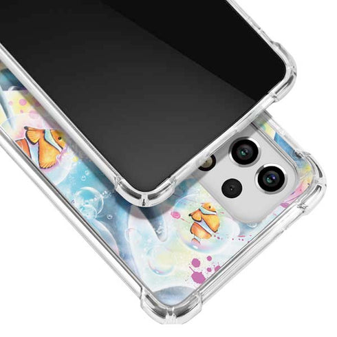Pastel Dolphins by Sheena Pike Galaxy A53 5G Clear Case