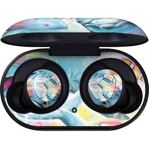 Pastel Dolphins by Sheena Pike Galaxy Buds Skin