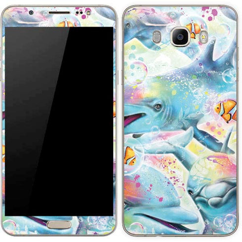 Pastel Dolphins by Sheena Pike Galaxy J7 Skin