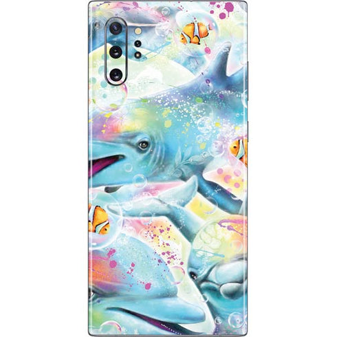 Pastel Dolphins by Sheena Pike Galaxy Note 10 Plus Skin
