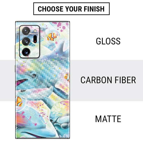 Pastel Dolphins by Sheena Pike Galaxy Note20 Ultra 5G Skin