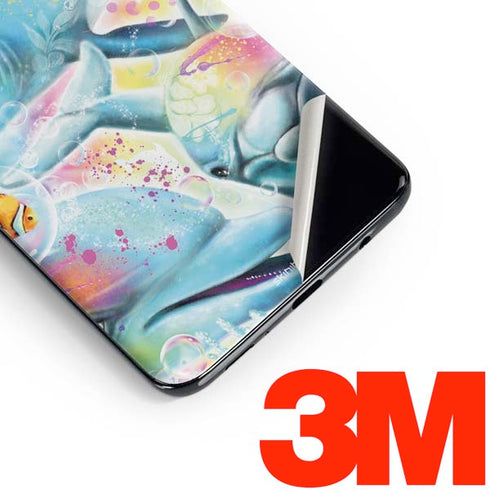 Pastel Dolphins by Sheena Pike Galaxy S10e Skin