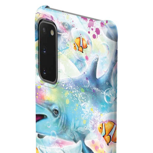 Pastel Dolphins by Sheena Pike Galaxy S20 Lite Case