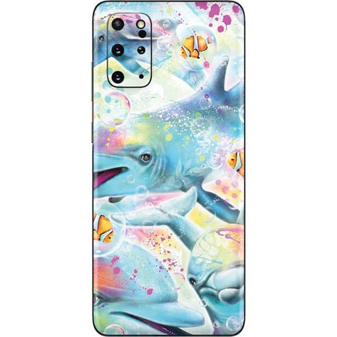 Pastel Dolphins by Sheena Pike Galaxy S20 Plus Skin