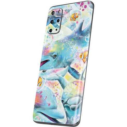 Pastel Dolphins by Sheena Pike Galaxy S20 Plus Skin