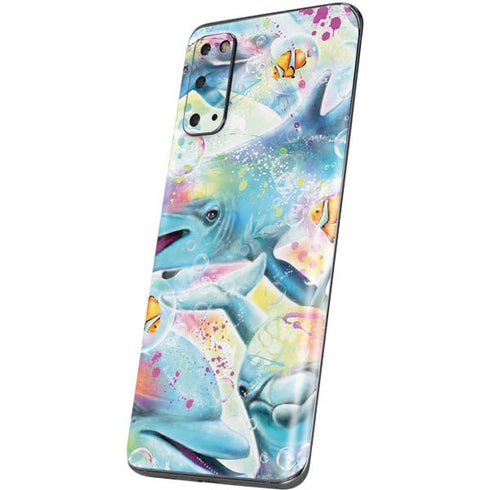 Pastel Dolphins by Sheena Pike Galaxy S20 Skin