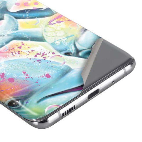 Pastel Dolphins by Sheena Pike Galaxy S20 Skin